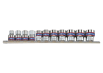 Outils - Outils divers - Jeu de 11 douilles métriques 1/4" 12 pans sur Rack