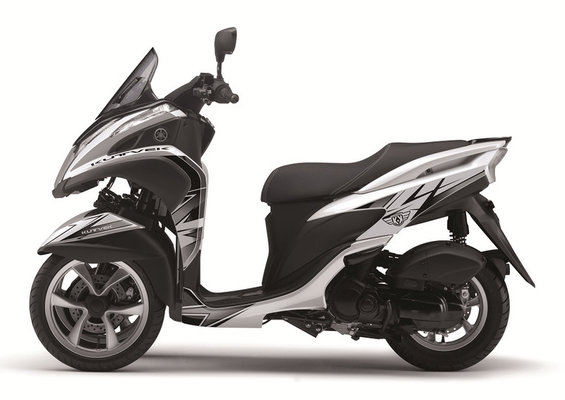Pièces Quad & Motos - Equipement véhicule - Kit déco KUTVEK Velocity blanc/noir Yamaha Tricity 125