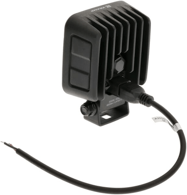 Pièces agricoles - Eclairage - Lampe de travail LED, 60W, 6600lm, carrée, 12/24V, blanche, 92x109,5x51,1mm prise Deutsch, faisceau large, 12LED