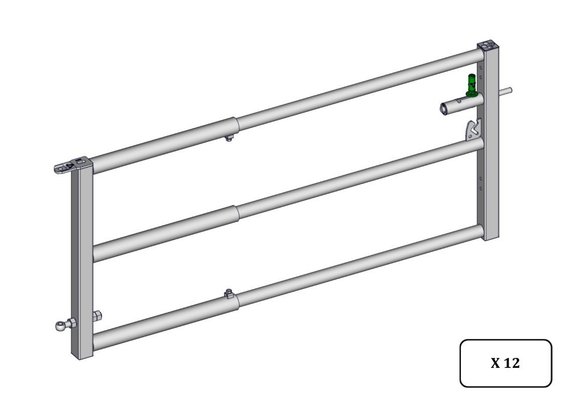 Materiels - Matériel d'élevage - autre - PACK DE 12 PORTE AUTOLOCK EX3 MILKY DE 1/2M EMBOITEE