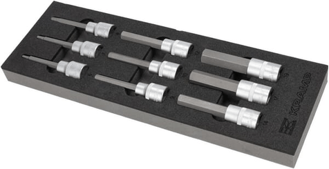 Outils - Outils divers - Jeu de douilles hexagonales longues 1/2" 9 pcs
