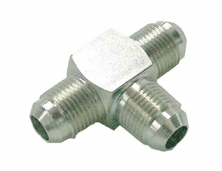 Pièces agricoles - Hydraulique - Raccord vissé en T M 9/16 UNF