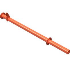 Pièces agricoles - Pièce divers - Tube de retenue avant droit 4m -peint-