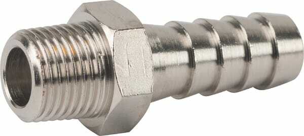 Pièces agricoles - Pièce pneumatique - Embout de tuyau 8 mm x 1/8"