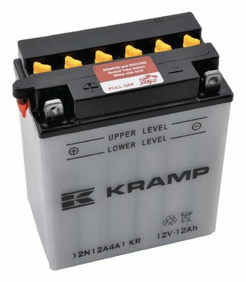 Pièces agricoles - Eclairage - Batterie 12V 12Ah 165A avec pack d'acide Kramp