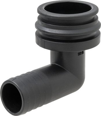 Pièces agricoles - Pièce Pulvérisateur - Raccord à fourche, femelle 90° AF5, embout de tuyau 25 mm