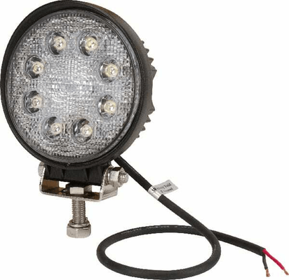 Pièces agricoles - Eclairage - Phare de travail LED rond 24W 1920lm, 10/30V, Ø 110mm, longue portée 8 LED Kramp