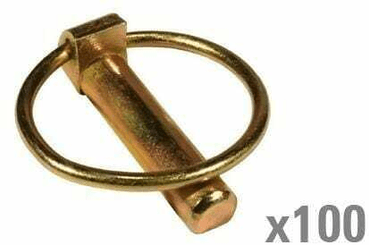 Pièces agricoles - Tracteur pièce adaptable - Lot 100 Goupille Clips 11X51 (x100) 11 x 51 mm