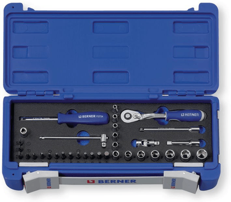 Outils - Outils divers - 1/4'' BOX CLIQUET MUST 34 PCES