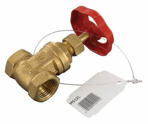 Pièces agricoles - Hydraulique - Vanne guillotine BSP 1/2" fem/fem