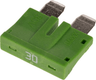 Fuse standard blade 80V 30A green pack 10x Kramp