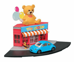 Loisirs - Jouets - Magasin de jouets en ville avec 1 voiture 1:43