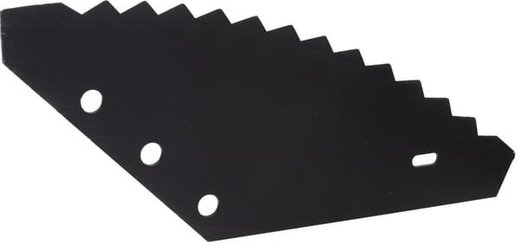 Pièces agricoles - Fenaison & élevage - Lame carbure pour distributrice 528x274x6mm Ø 22mm
