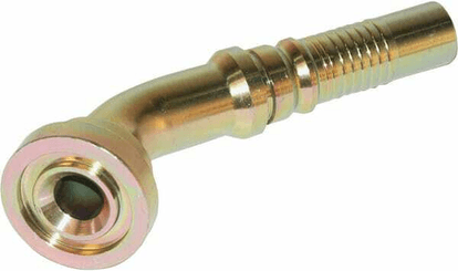 Pièces agricoles - Hydraulique - Raccord à sertir 4SH-DN20+Bride Ø 41,3 mm-45°