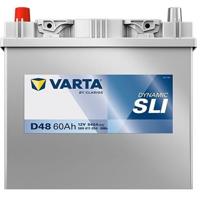 Pièces agricoles - Eclairage - Battery 12V 60Ah 540A D48 VARTA Dynamic SLI