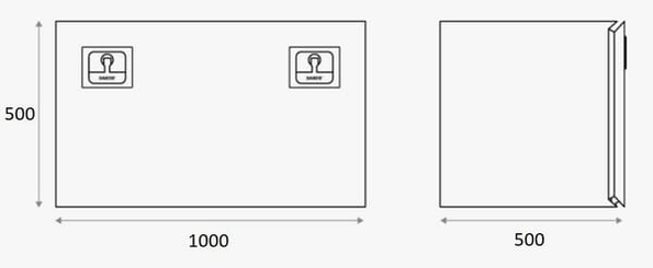 Pièces agricoles - Pièce divers - Boîte à outils ZEN30 acier noir