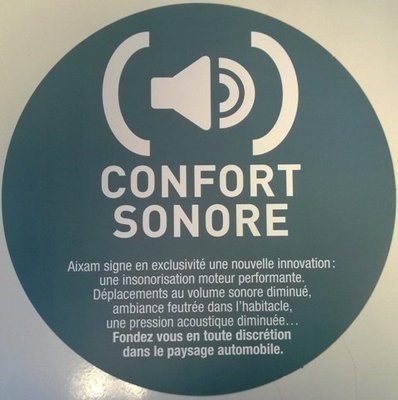 Pièces VSP - Divers - STICKER MICRO-VENT. CONFORT SONORE