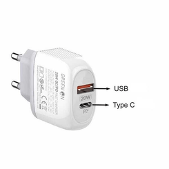 Pièces agricoles - Eclairage - Double chargeur rapide 20 W 230/12 V