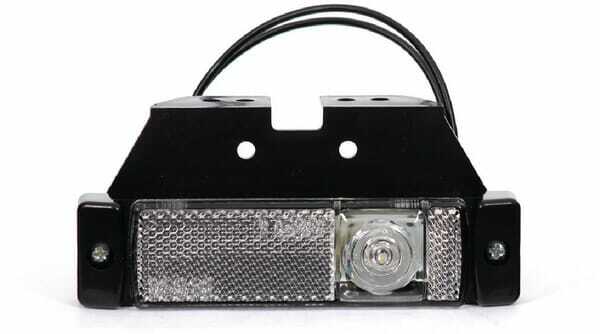 Pièces agricoles - Eclairage - Feu de gabarit LED, rectangulaire, 12-24V, 130x57x43mm, Kramp