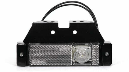 Pièces agricoles - Eclairage - Feu de gabarit LED, rectangulaire, 12-24V, 130x57x43mm, Kramp