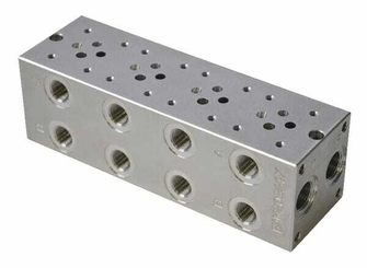 Pièces agricoles - Hydraulique - Base MRA3-4-G-Z NG6 ALU