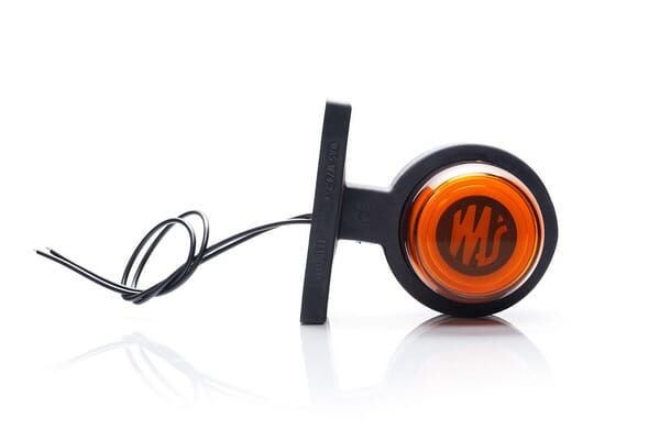 Pièces agricoles - Eclairage - Feu de gabarit arrière LED, fixe, rouge/orange, 12-24 V, 108 x 98 x 79 mm