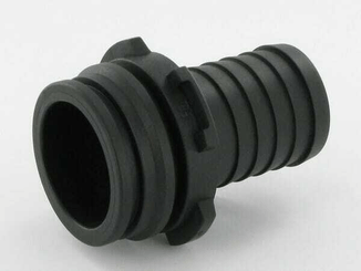 Pièces agricoles - Pièce Pulvérisateur - Raccord de tuyau droit 38 mm avec connexion mâle T6