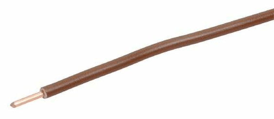 Pièces agricoles - Electricité - Conducteur PVC marron 2,5 mm²