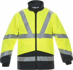 Vêtements et protections - Vêtement  - Parka Oui, jaune-bleu, taille XL, EU : 56 Hydrowear