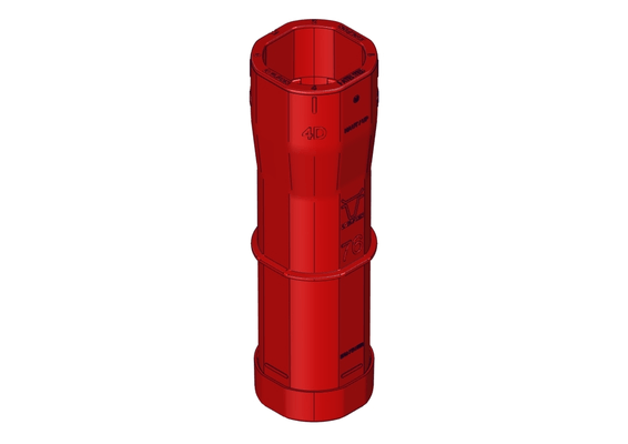 Materiels - Accessoires 10Kg-20Kg - PACK DE 30 FOURREAUX TREFLE ROUGE D.76MM COMPLET