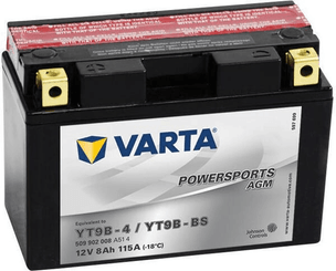 Pièces agricoles - Eclairage - Batterie 12V 8Ah 115A AGM Sports motorisés VARTA