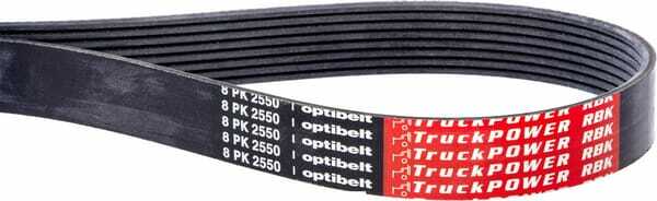 Pièces agricoles - Transmission - Courroie nervurée 8PK2550 Optibelt