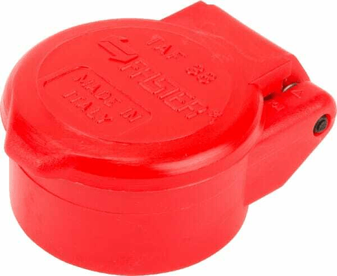 Pièces agricoles - Hydraulique - Couvercle rouge femelle NV 3/8