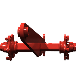 Pièces agricoles - Pièce divers - bras oscillant décalé -peint-