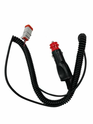 Pièces agricoles - Eclairage - Câble à ressort 3m DT + Allume-cigare (max 25W)