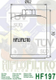 Filtre à huile HIFLOFILTRO - HF197