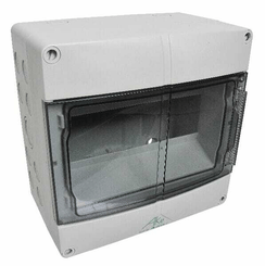 Pièces agricoles - Electricité - Coffret IP55/9 modules/1 rang.