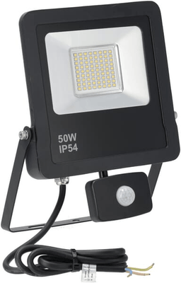 Pièces agricoles - Electricité - Projecteur LED, 50W, capteur 6500K