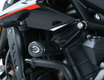 Tampons de protection R&G RACING Aero noir Triumph Street Triple