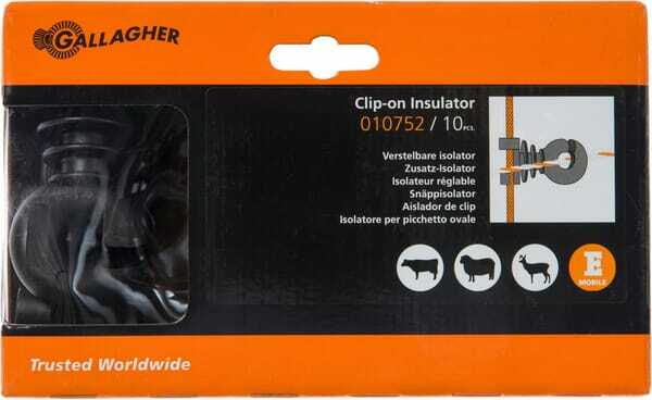 Pièces agricoles - Cloture,Jardin & Sylviculture - Isolateur double clip (10)