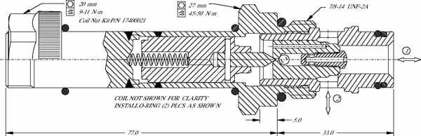 Pièces agricoles - Hydraulique - Valve 2/2 SVP10-NCR-00-B-00