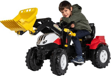 Loisirs - Jouets - Tracteur à pédale, Steyr 6300 TERRUS CVT avec chargeur frontal