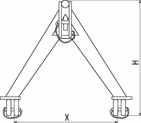 Pièces agricoles - Tracteur pièce adaptable - Triangle d'attelage catégorie 2 Premium