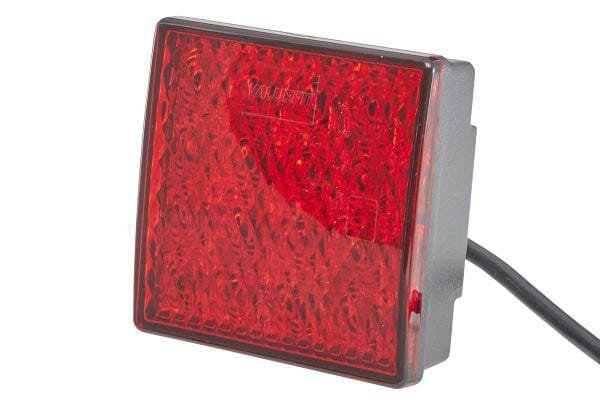 Pièces agricoles - Eclairage - Feu anti-brouillard arrière LED 80x80mm 24V
