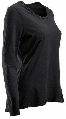 Vêtements et protections - Vêtement  - T-shirt manches longues femme, noir XS