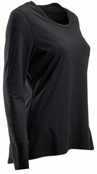 Vêtements et protections - Vêtement  - T-shirt manches longues femme, noir XS