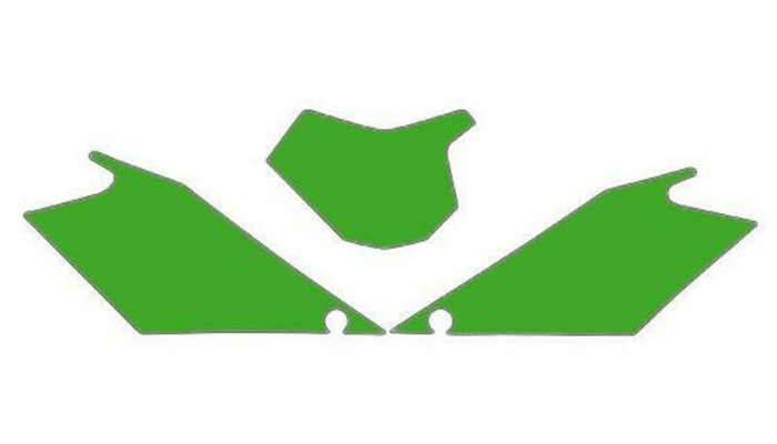 Pièces Quad & Motos - Pièces communes - Fonds de plaque BLACKBIRD vert Gas Gas EC