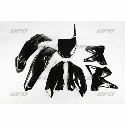 Pièces Quad & Motos - Plastiques - Kit plastique UFO réplica 4T restylé noir Yamaha YZ125/250