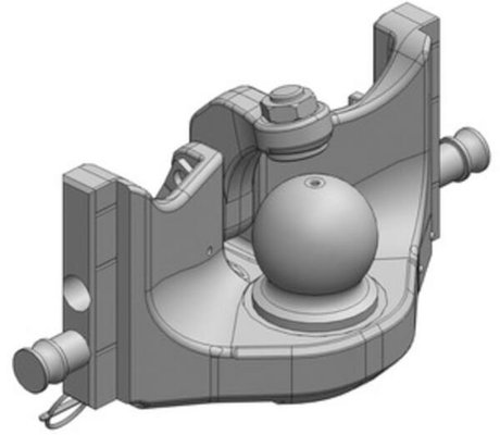Pièces agricoles - Tracteur pièce adaptable - Boule de remorquage K80 314 mm