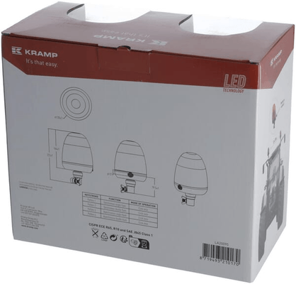 Pièces agricoles - Eclairage - Jeu de 2 gyrophares LED synchronisables TWIN, 12-24V, flexibles